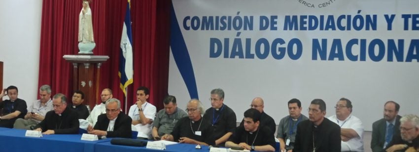 Suspende la Iglesia en Nicaragua su participación en la Mesa de Diálogo Nacional