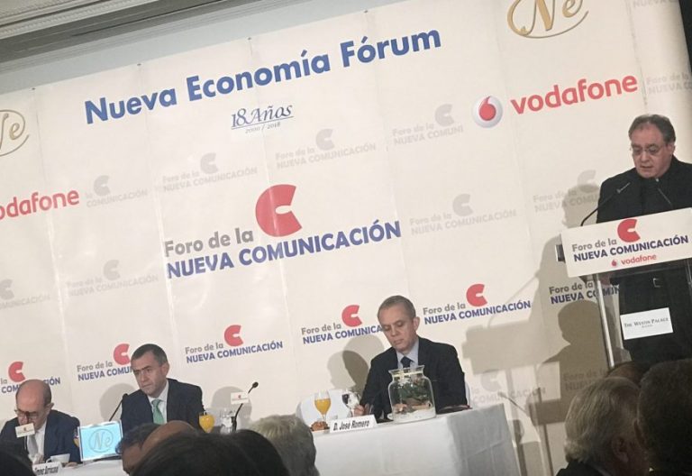 José María Gil Tamayo y Fernando Giménez Barriocanal en el Foro de la Nueva Comunicación