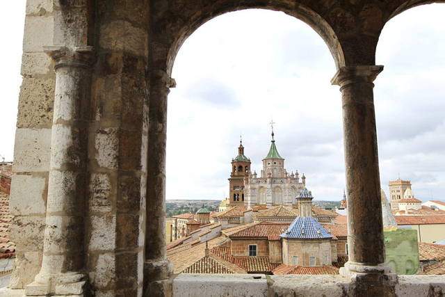 Vista de las torres de la catedral de Teruel