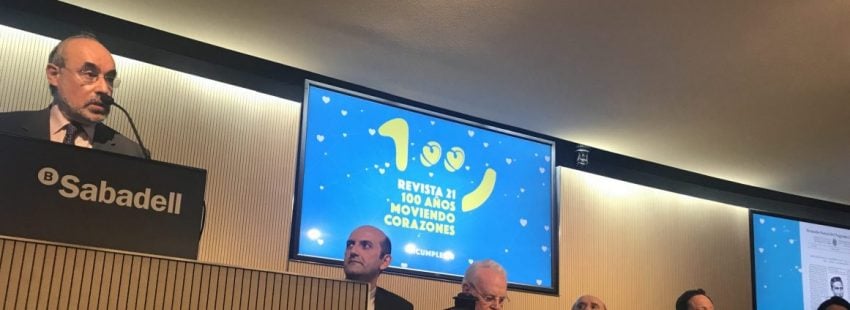 Celebración del centenario de la revista 21