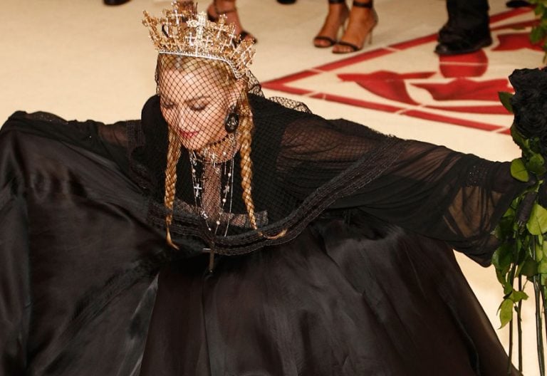 La cantante Madonna, una de las protagonistas de la Gala MET 2018