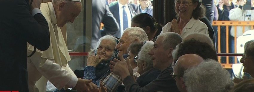 El Papa visita la comunidad de Nomadelfia