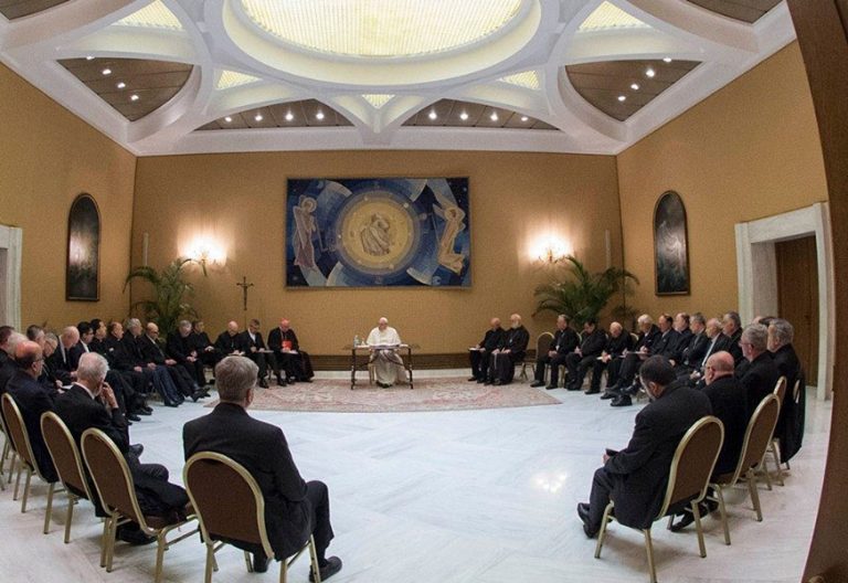Obispos chilenos se reúnen con el papa Francisco