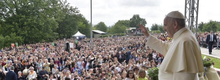 El papa Francisco con el Movimiento de los Focolares en Loppiano