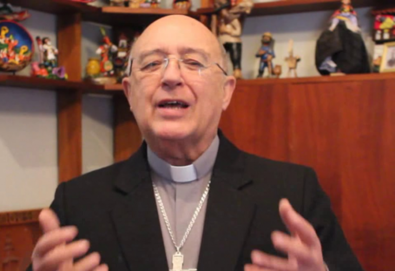 El cardenal Pedro Barreto, obispo de Huancayo