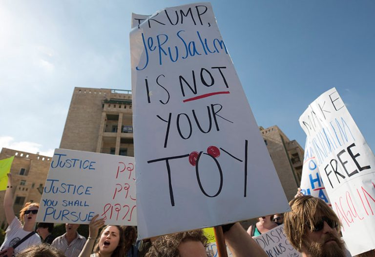 La provocadora embajada estadounidense en Jerusalén frustra el diálogo de los cristianos