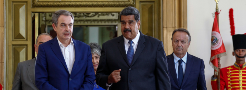 El expresidente José Luis Rodríguez Zapatero actuó de observador internacional en las