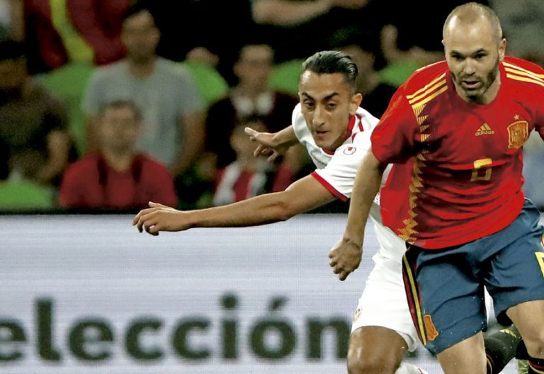 Andrés Iniesta, jugador de la Selección Española de Fútbol