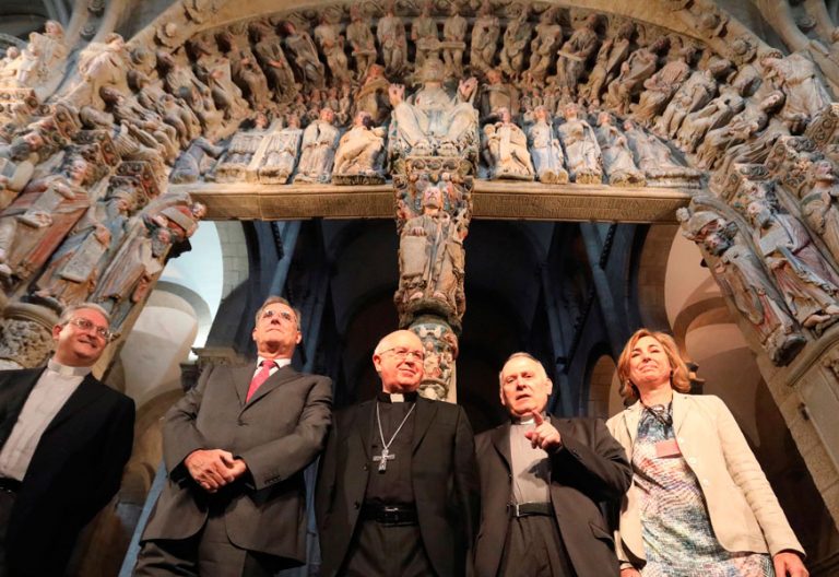 El Pórtico de la Gloria, a todo color