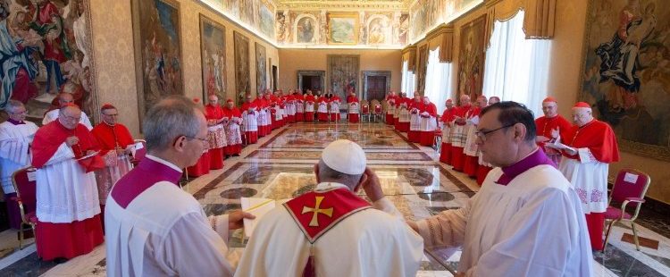 El Papa preside el Consistorio de Cardenales sobre la canonización del Beato Nunzio Sulprizio