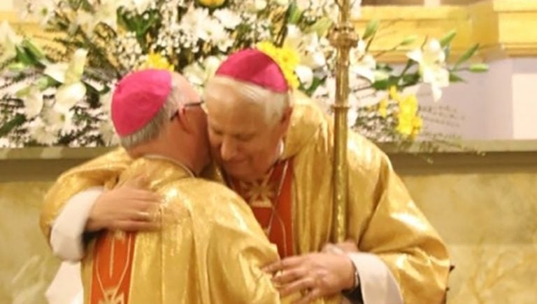 Misa de despedida al obispo Goic en Rancagua