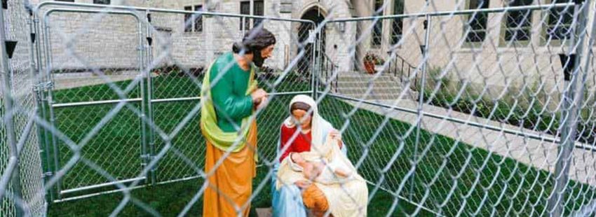 La Sagrada Familia enjaulada, reflejo de la política migratoria de Trump