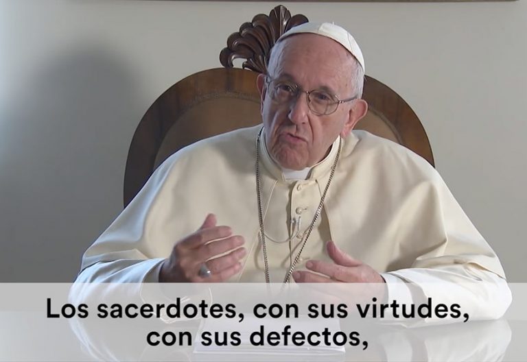 El vídeo del Papa por los sacerdotes desilusionados