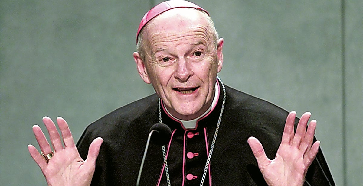 El cardenal Theodore McCarrick