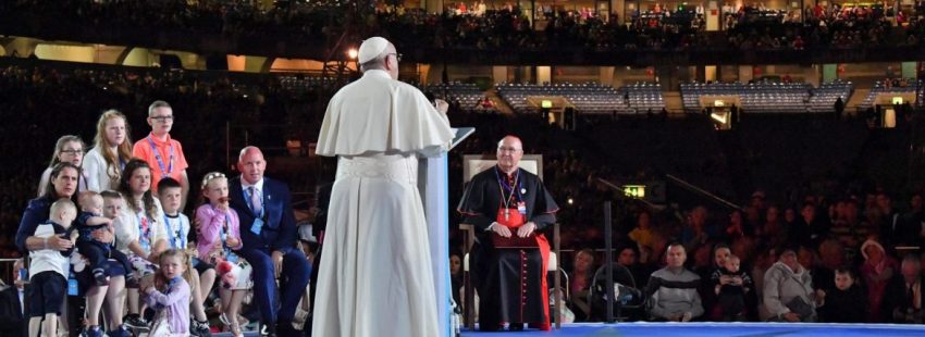 El Papa Francisco, en la vigilia del Encuentro Mundial de las Familias en Dublín