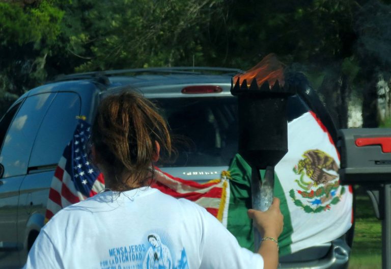 Una antorcha encendida a los pies de Guadalupe será llevada a Nueva York