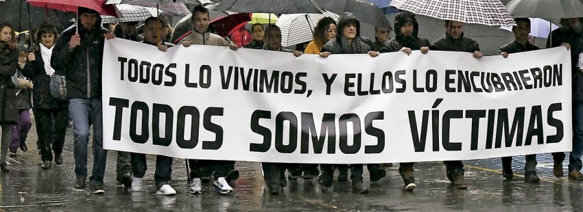 Manifestación en Astorga por los abusos denunciados en el Seminario de La Bañeza