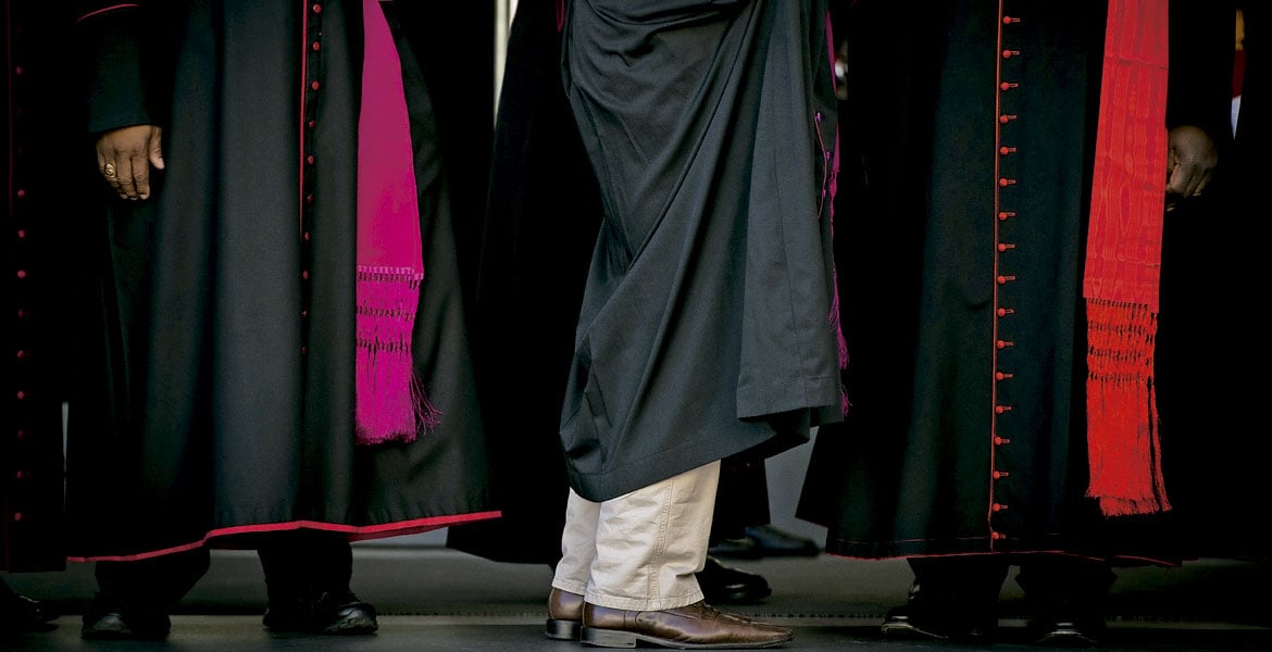 Los cardenales, durante el Sínodo