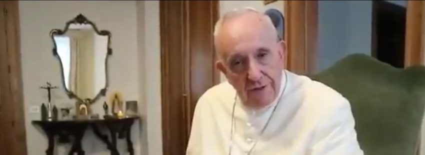 El Papa Francisco envía un vídeo a TRECE TV