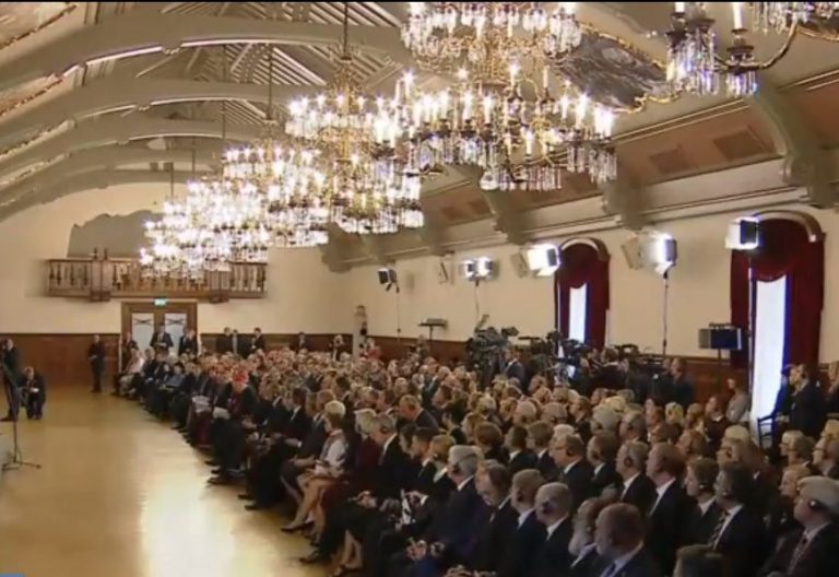El Papa, en el Palacio Presidencial de Riga/VaticanNews