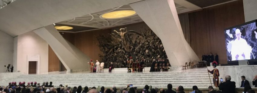 El papa Francisco preside una audiencia con motivo de la canonización de Oscar Romero