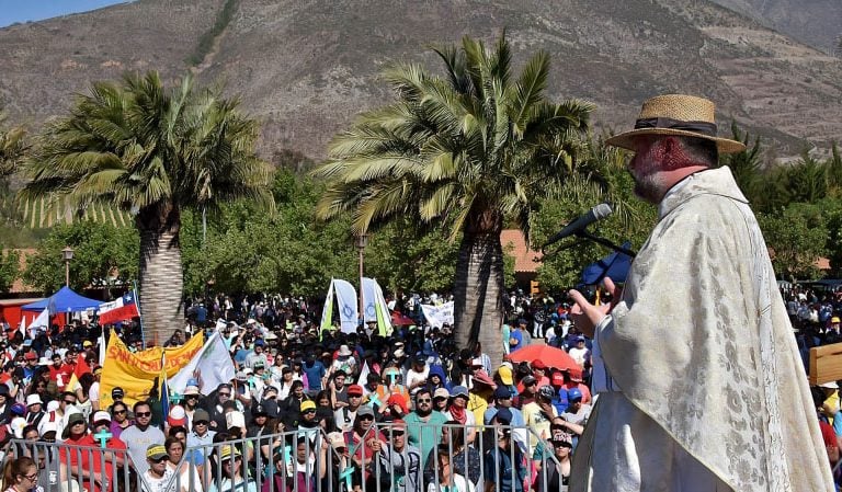 60.000 jóvenes chilenos peregrinan hasta el santuario de Teresita de Los Andes