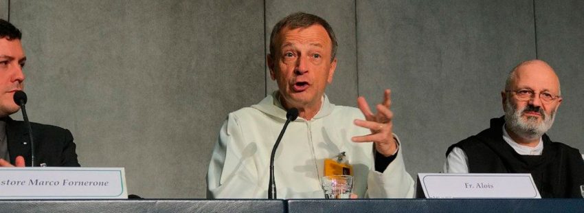 Hermano Alois, prior de Taize en el Sínodo