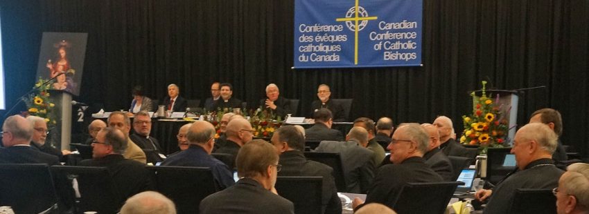 Los obispos de Canadá, en su Asamblea Plenaria
