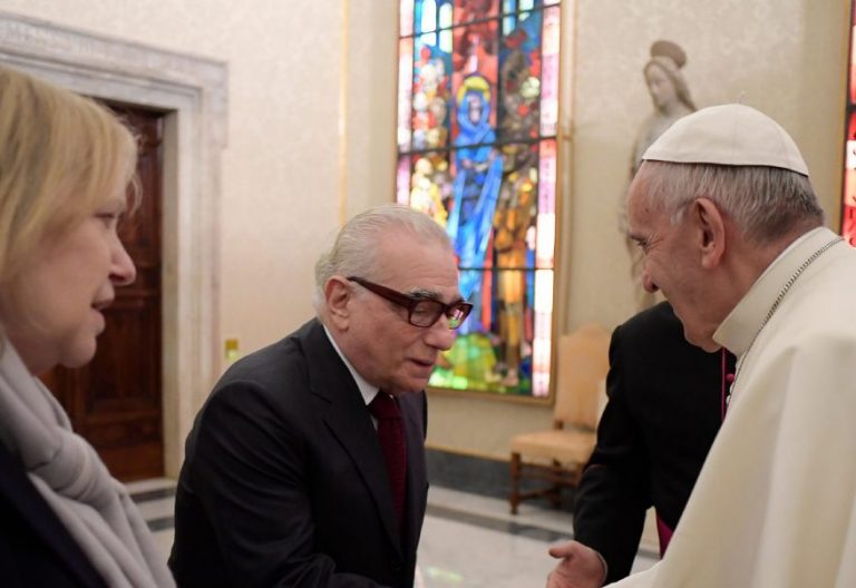Martin Scorsese, con el Papa Francisco