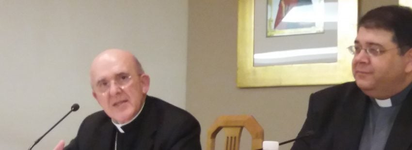 El cardenal Carlos Osoro imparte una conferencia sobre el Sínodo de los Jóvenes el 15 de