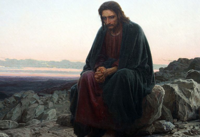 Cristo en el desierto, de Ivan Kramskoy
