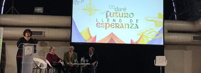 pepa torres, paula domingo y jorge de dompablo en la asamblea de confer