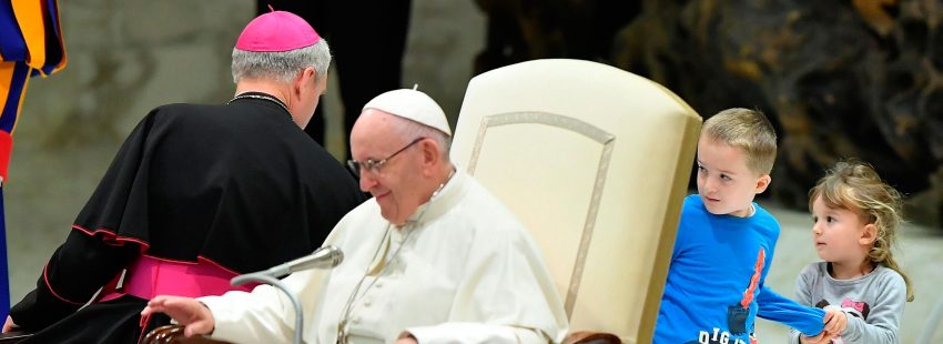 Audiencia general 28 noviembre papa Francisco con niños