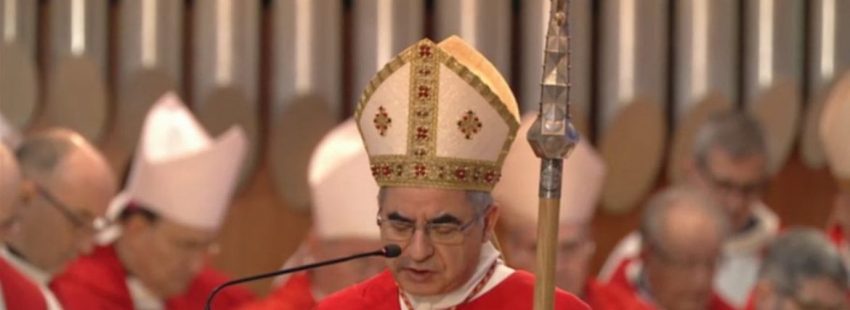 Angelo Becciu preside la misa de beatificación de 16 mártires en la Sagrada Familia de Barcelona