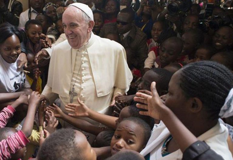 El papa Francisco en Nairobi, durante su visita a Kenia en 2015