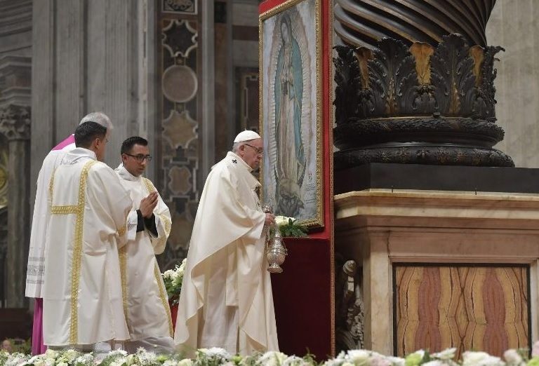celebracion misa virgen guadalupe vaticano
