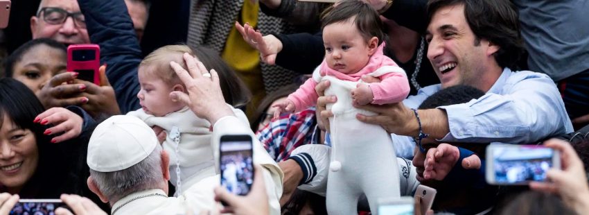 El papa Francisco en la audiencia general del 19 de diciembre de 2018