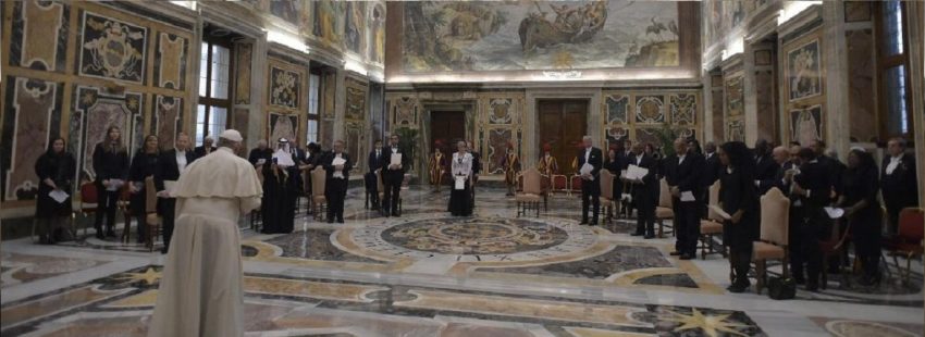 audiencia francisco con los 10 nuevos embajadores ante la santa sede