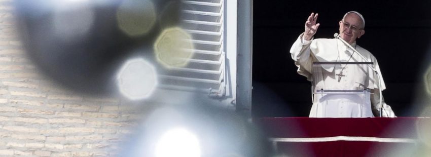 El papa Francisco en el ángelus del 23 de diciembre de 2018
