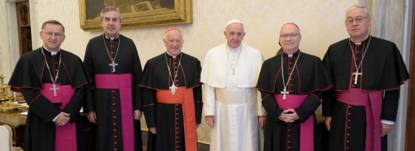 Los obispos chilenos se reunieron con el Papa Francisco