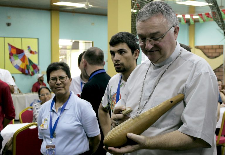 El obispo de Teruel, Antonio Gómez Cantero, en la JMJ de Panamá