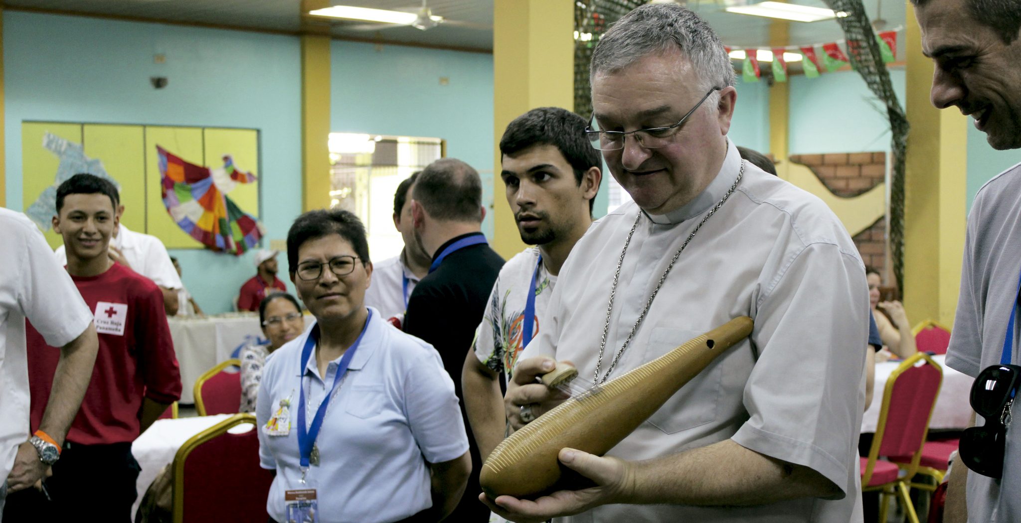 El obispo de Teruel, Antonio Gómez Cantero, en la JMJ de Panamá