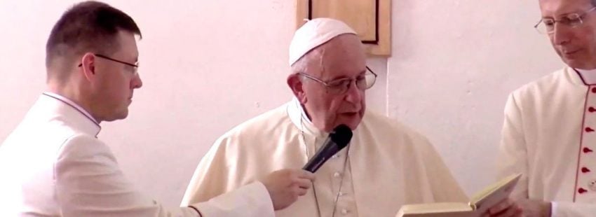 El papa Francisco en el centro de menores de Panamá JMJ