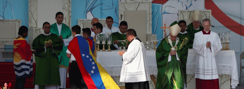 El papa Francisco, en la misa de clausura de la JMJ de Panamá