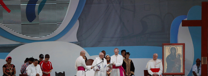El papa Francisco en la apertura de la JMJ de Panamá