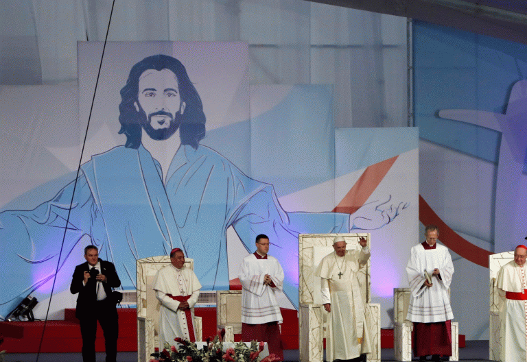 El papa Francisco en la Vigilia de la JMJ de Panamá