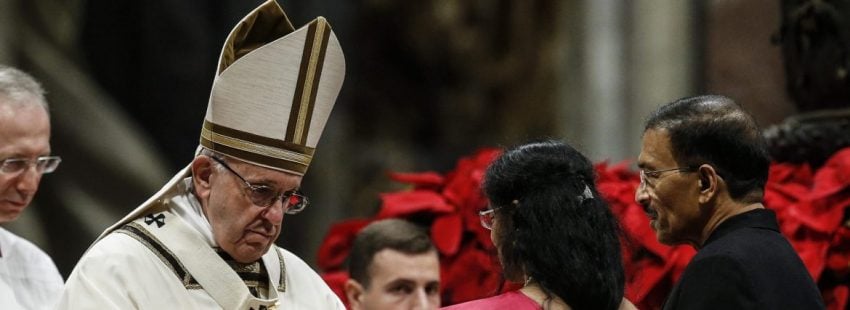 El Papa Francisco preside la misa de la Epifanía en la basílica de San Pedro/EFE