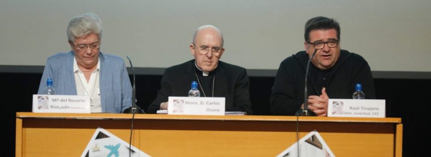 Mariña Ríos, Carlos Osoro y Carlos Escribano