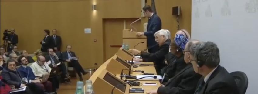 Arturo Sosa, en la cumbre antiabusos del Vaticano