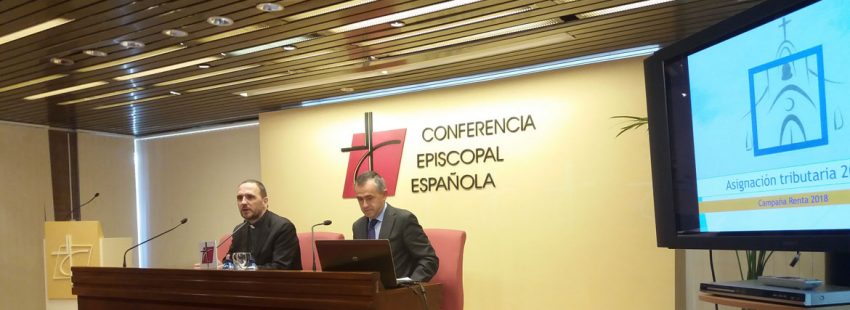 Fernando Giménez Barriocanal durante la presentación de los datos de la declaración de la renta